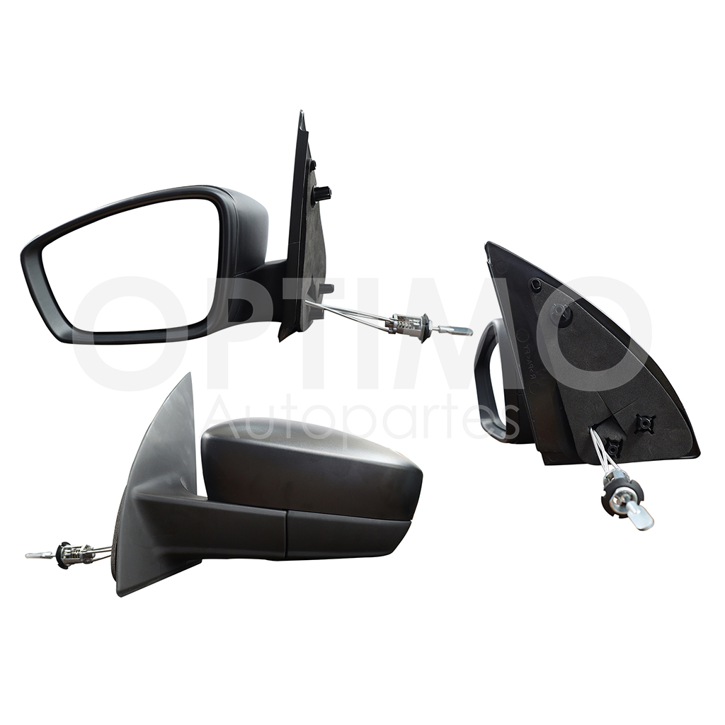 ESPEJO IZQ MANUAL NEGRO POROSO C/CONTROL