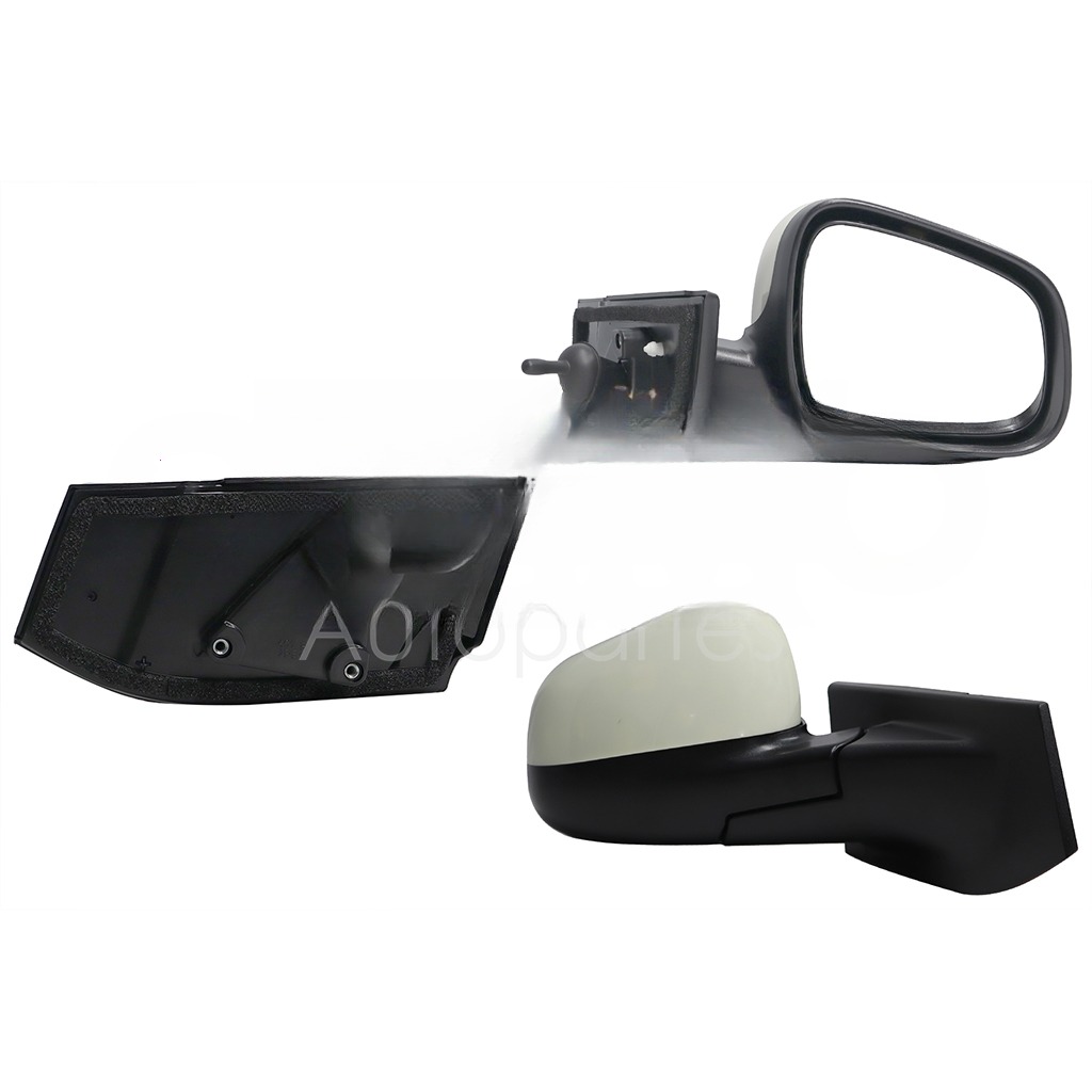 ESPEJO DER MANUAL NEGRO P/PINTAR C/CONTROL (BEAT 18-21 4-5PTAS)