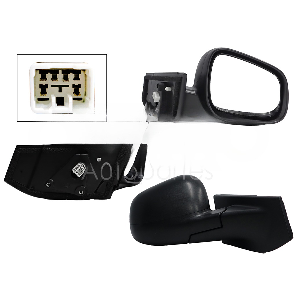 ESPEJO DER ELECT NEGRO P/PINTAR (3PINES) (BEAT 18-21 4-5PTAS)