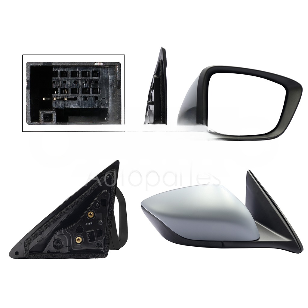 ESPEJO DER ELECT NEGRO P/PINTAR (3PINES)