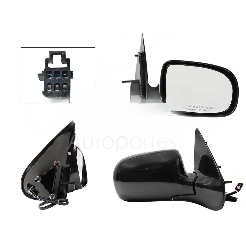 ESPEJO DER ELECT NEGRO P/PINTAR (3PINES)