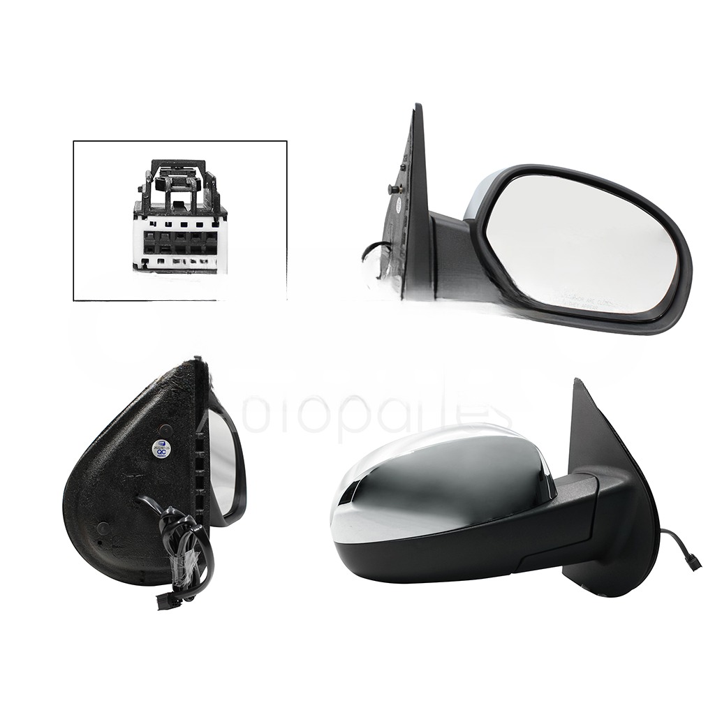 ESPEJO DER ELECT CROMO C/DESEMPAÑANTE (5PINES) (SUBURBAN-TAHOE-YUKON-SIERRA 07-13)