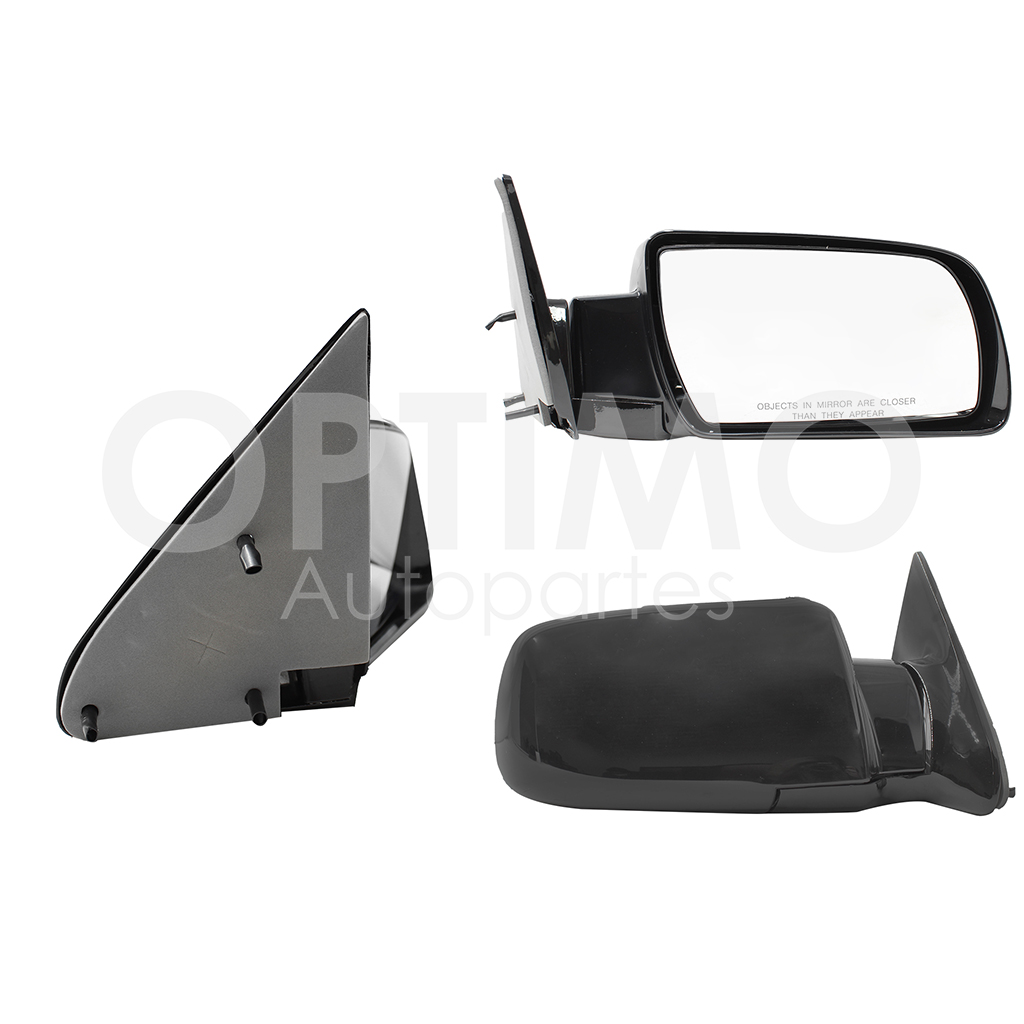 ESPEJO DER MANUAL NEGRO LISO (SUBURBAN 92-99)