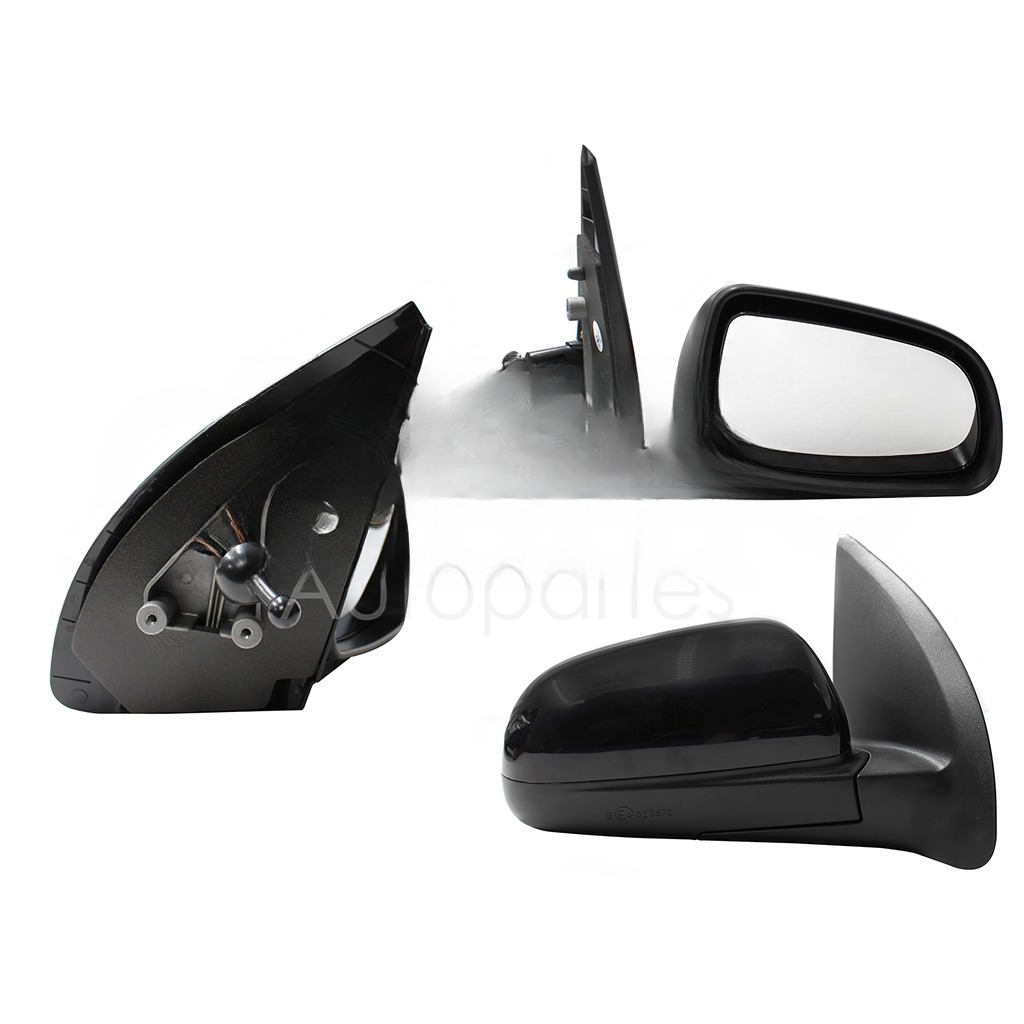 ESPEJO DER MANUAL NEGRO P/PINTAR C/CONTROL (BASE INT METALICA) (PT G3 06-09)