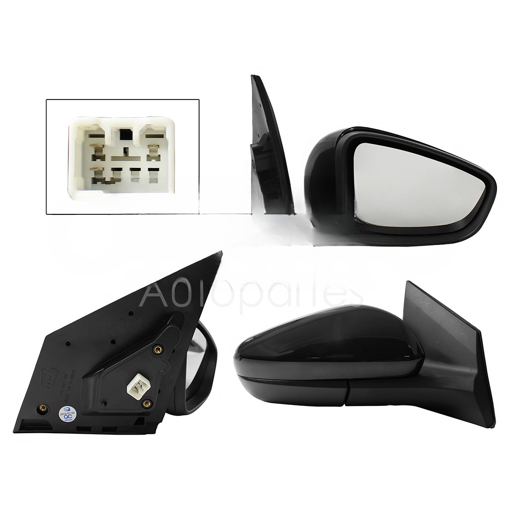 ESPEJO DER ELECT NEGRO P/PINTAR (3PINES)