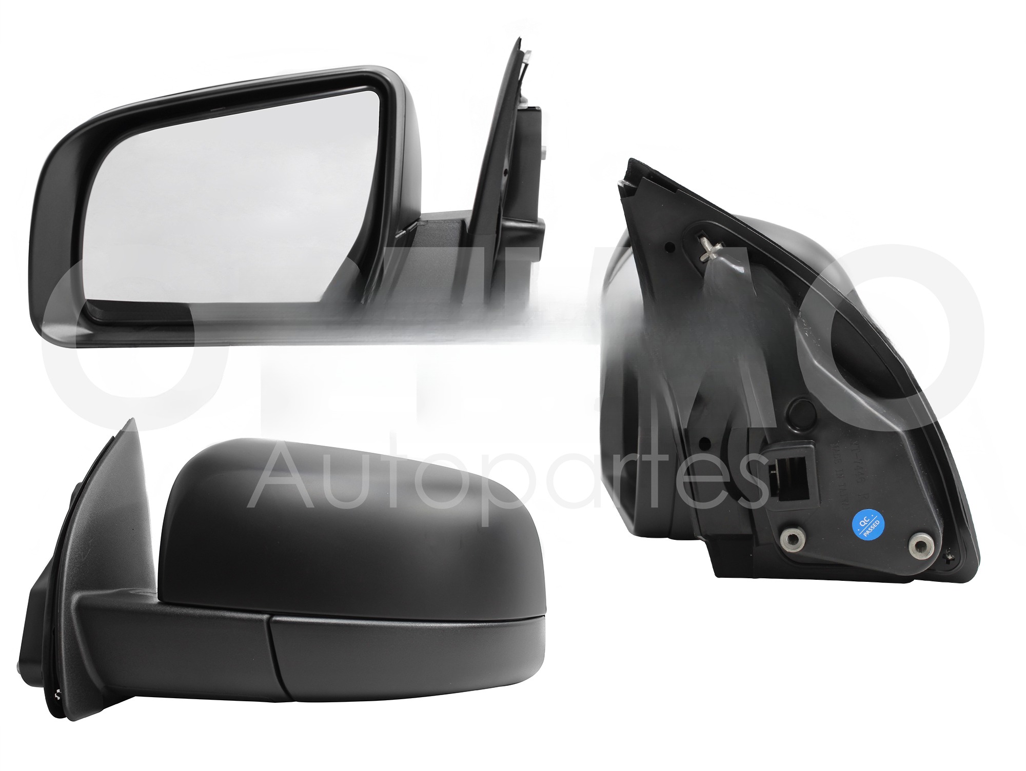 ESPEJO IZQ MANUAL NEGRO S/CONTROL