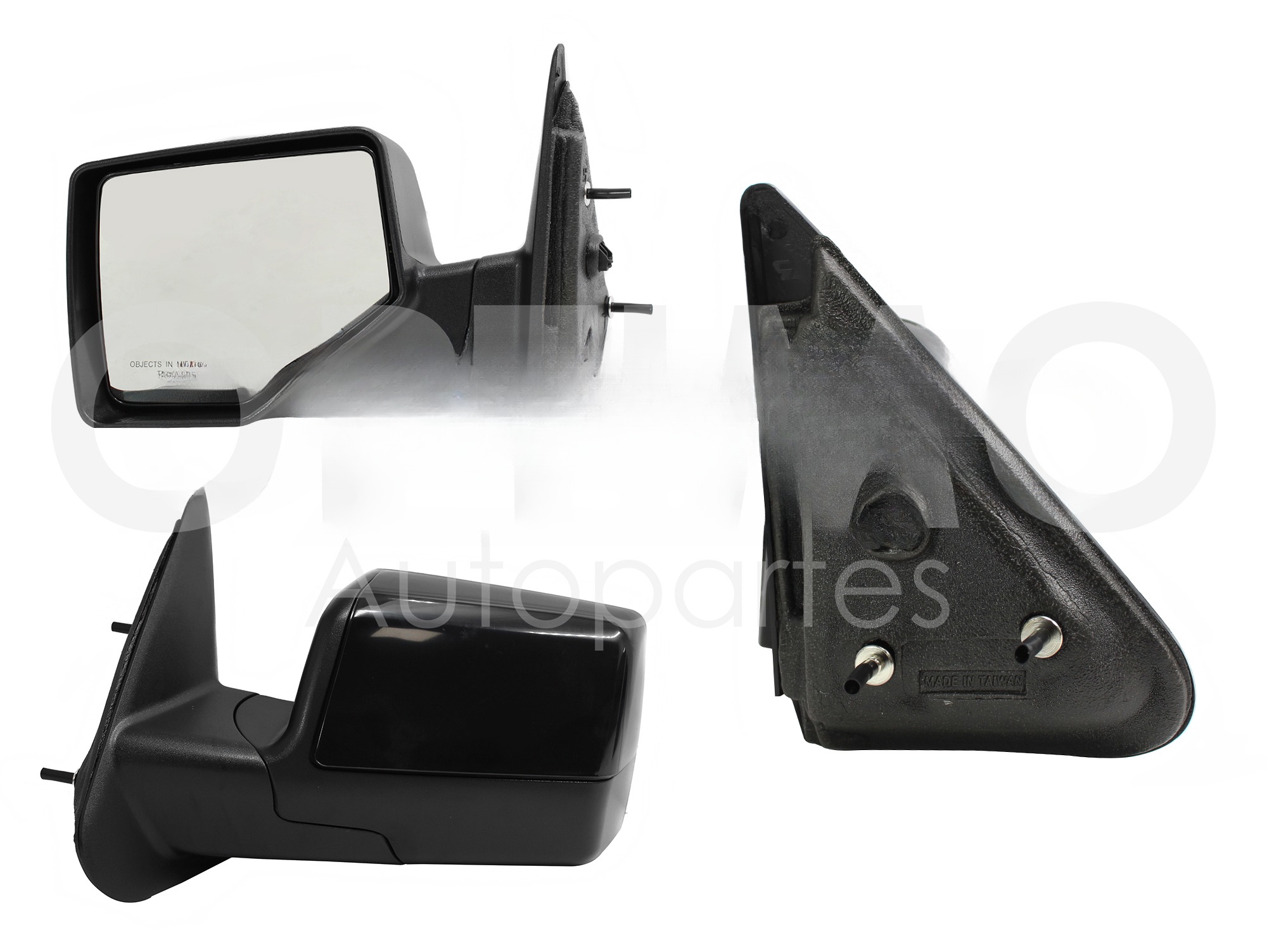 ESPEJO IZQ MANUAL NEGRO S/CONTROL