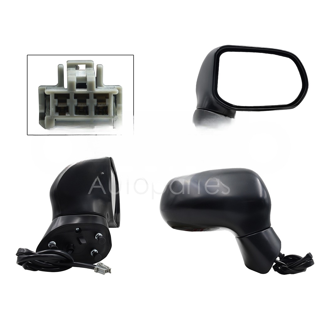 ESPEJO DER ELECT NEGRO P/PINTAR (3PINES) 4PTAS