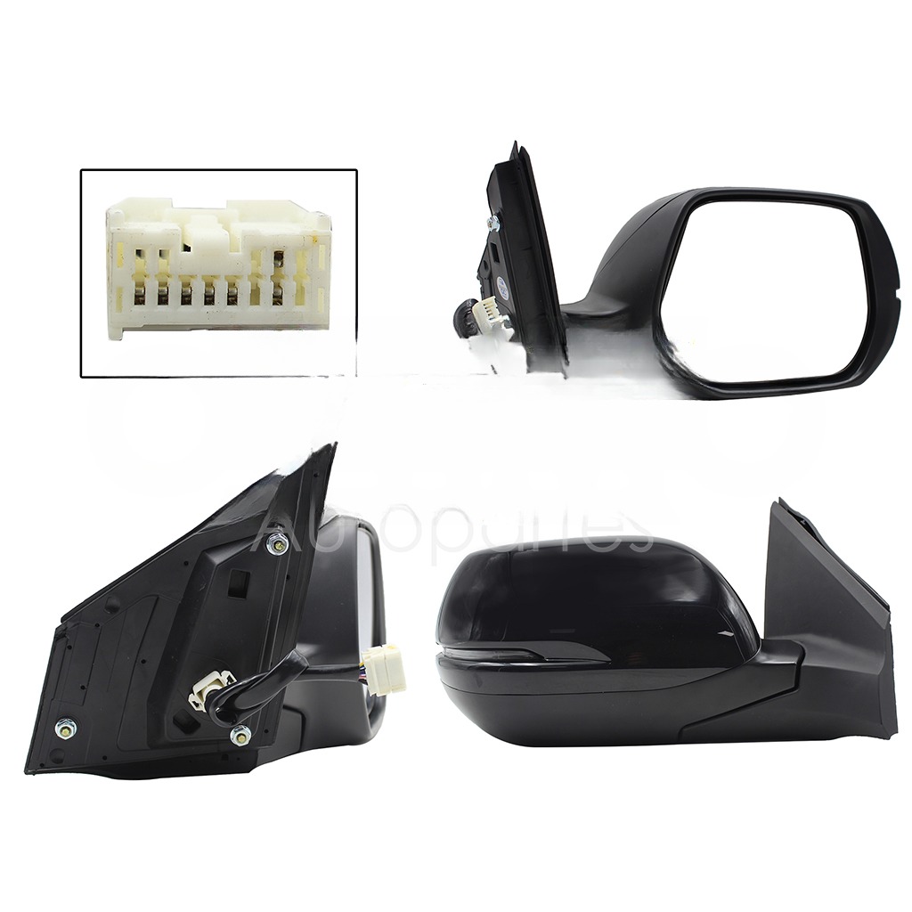 ESPEJO DER ELECT NEGRO P/PINTAR C/LUZ DIRECCIONAL C/DESEMPAÑANTE (7PINES)