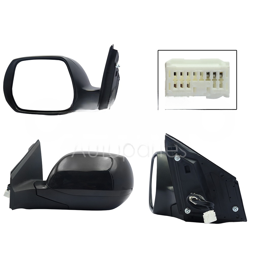 ESPEJO IZQ ELECT NEGRO P/PINTAR (3PINES)