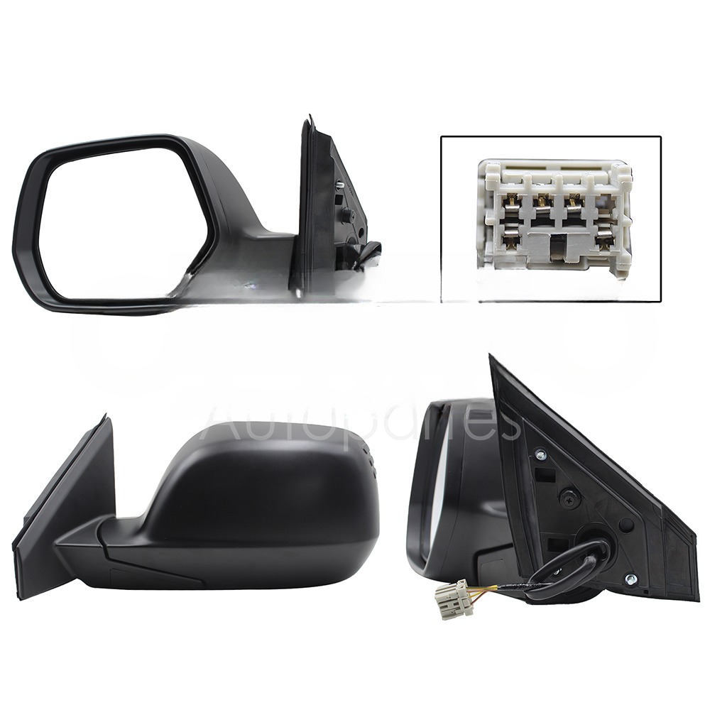 ESPEJO IZQ ELECT NEGRO P/PINTAR C/DESEMPAÑANTE (5PINES)