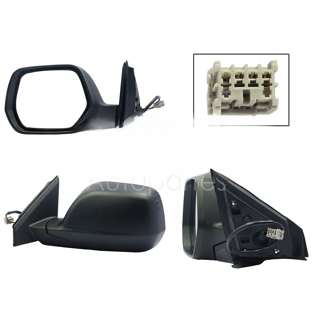 ESPEJO IZQ ELECT NEGRO P/PINTAR (3PINES)