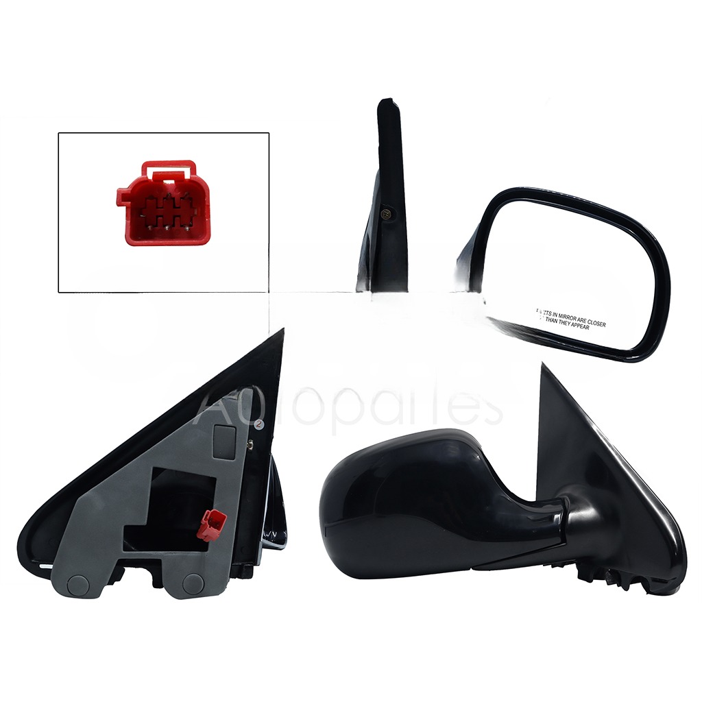 ESPEJO DER ELECT NEGRO LISO (5PINES) (TOWN & COUNTRY 96-00)