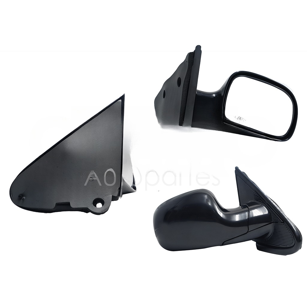 ESPEJO DER MANUAL NEGRO LISO (TOWN & COUNTRY 01-07)