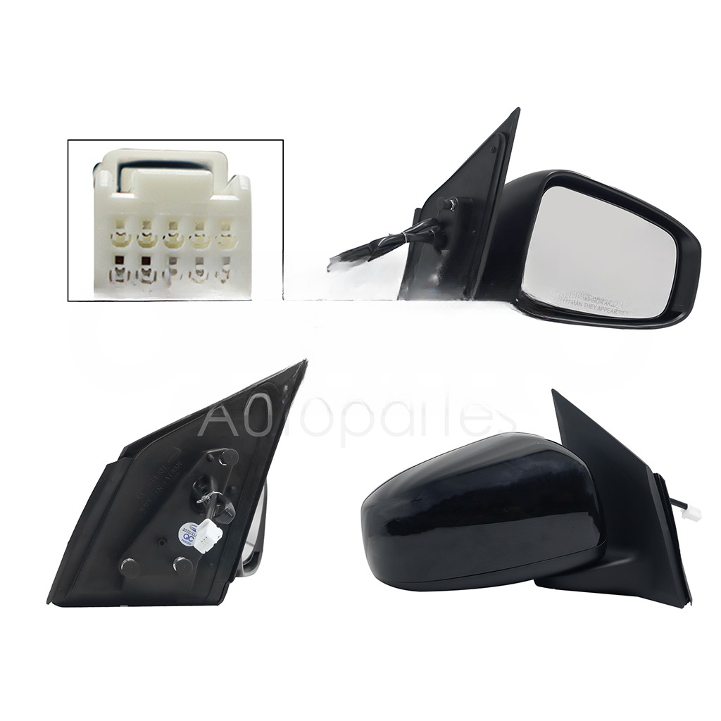 ESPEJO DER ELECT NEGRO P/PINTAR (3PINES) (MT MIRAGE G4 19-24/MIRAGE 5PTAS 15-19)