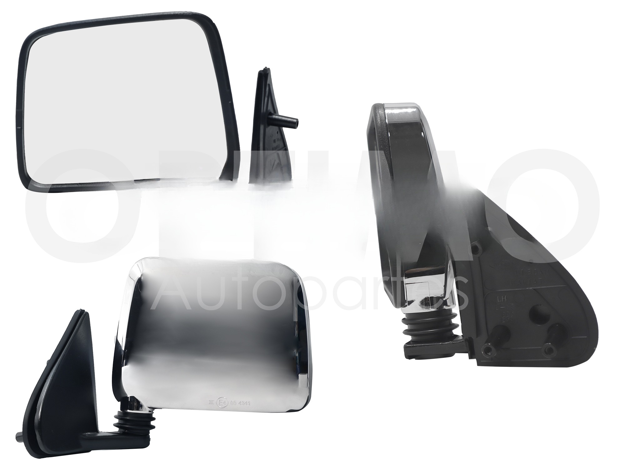 ESPEJO IZQ MANUAL CROMO (BASE INT PLASTICO) (NP-300 D-22 08-15)