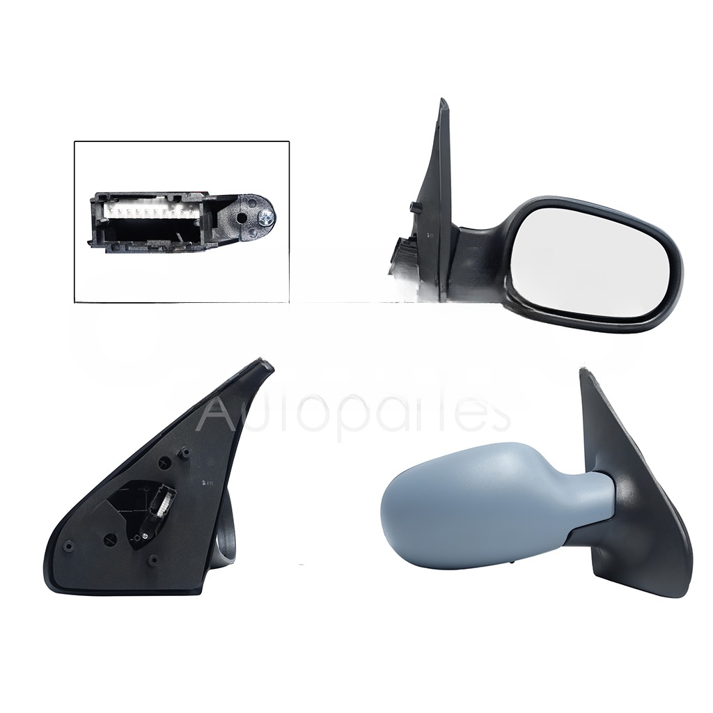 ESPEJO DER ELECT GRIS P/PINTAR (10PINES) (RN CLIO 02-10)