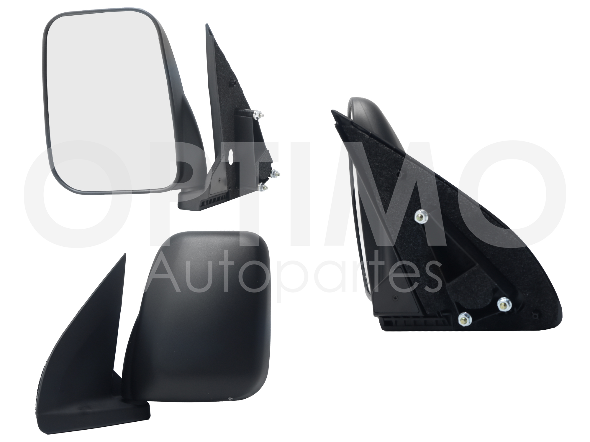 ESPEJO IZQ MANUAL NEGRO POROSO