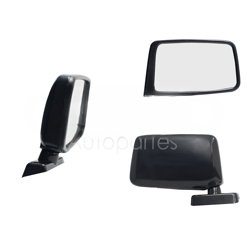 ESPEJO DER MANUAL NEGRO LISO T/JAPON (EMP/2PZS)