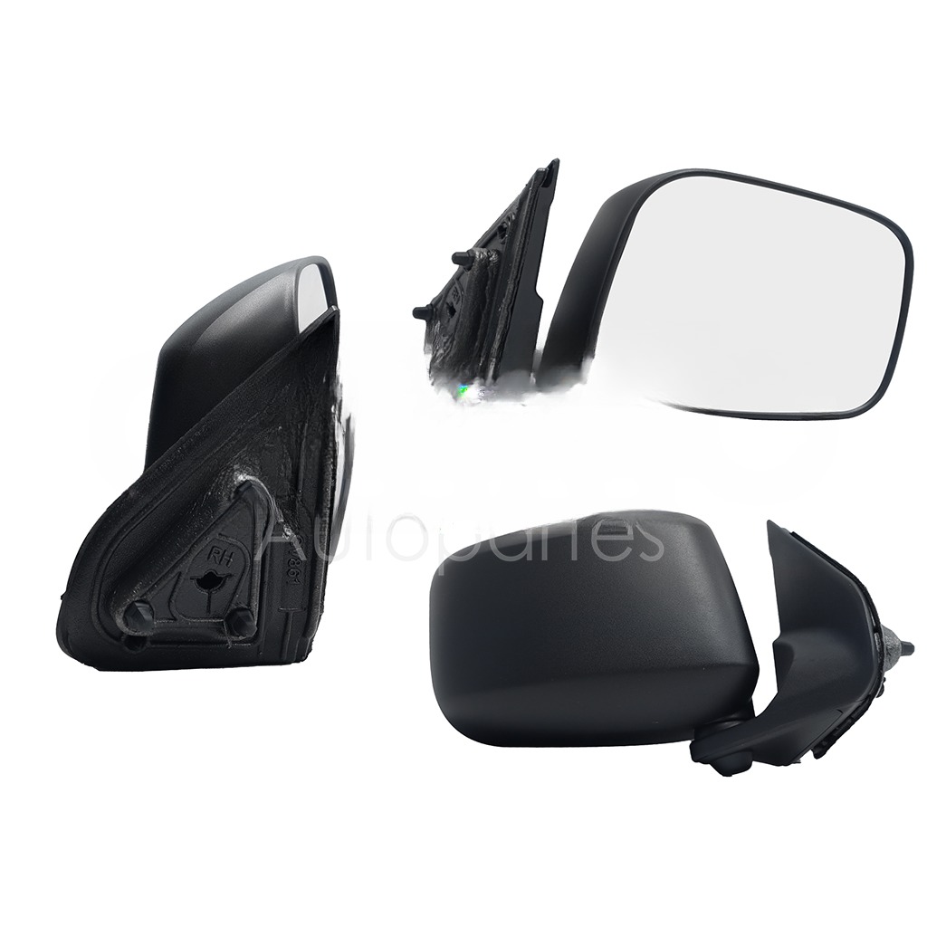 ESPEJO DER MANUAL NEGRO POROSO (SENCILLA/DOBLE CABINA S)