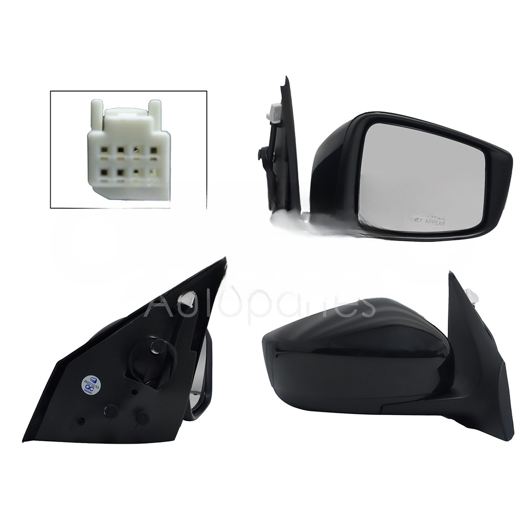 ESPEJO DER ELECT NEGRO P/PINTAR (3PINES)