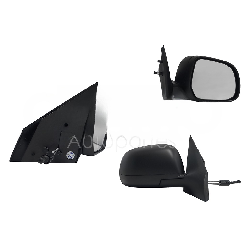 ESPEJO DER MANUAL NEGRO POROSO C/CONTROL (V-DRIVE 20-25)