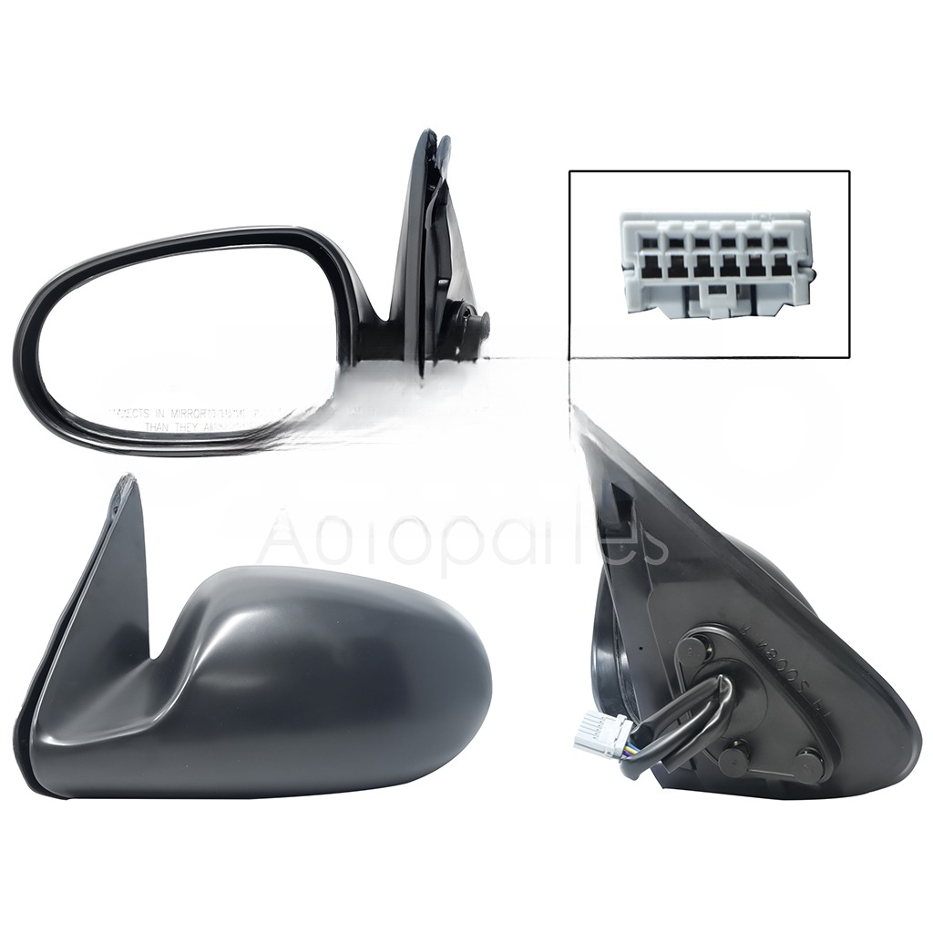 ESPEJO IZQ ELECT NEGRO P/PINTAR (3PINES)