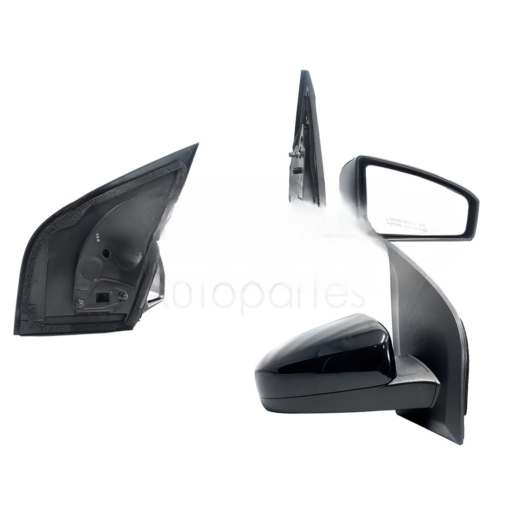 ESPEJO DER MANUAL NEGRO P/PINTAR C/CONTROL