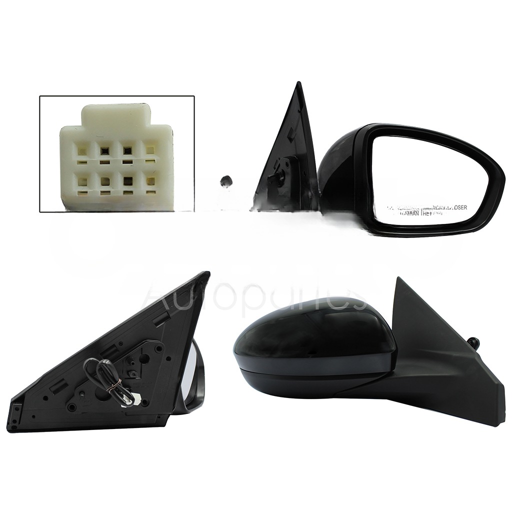 ESPEJO DER ELECT NEGRO P/PINTAR (3PINES)