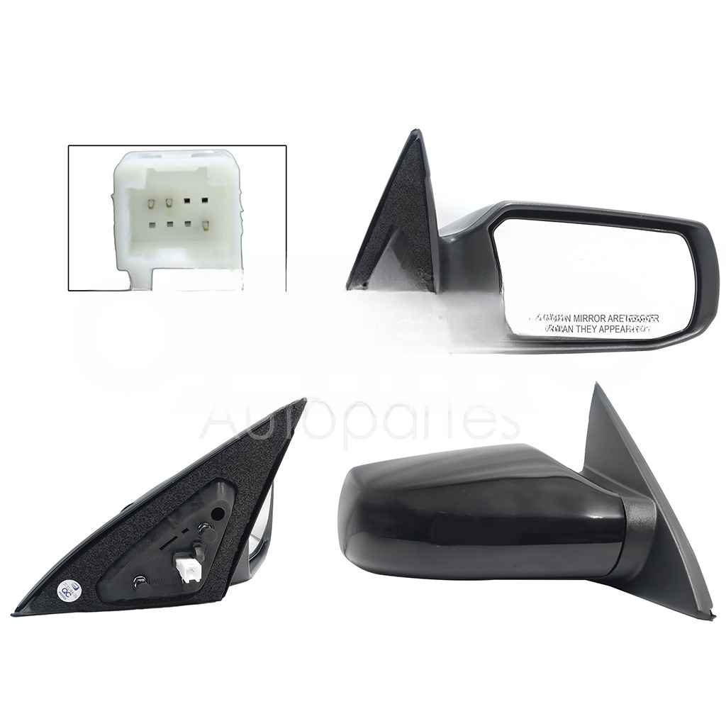 ESPEJO DER ELECT NEGRO P/PINTAR (3PINES)