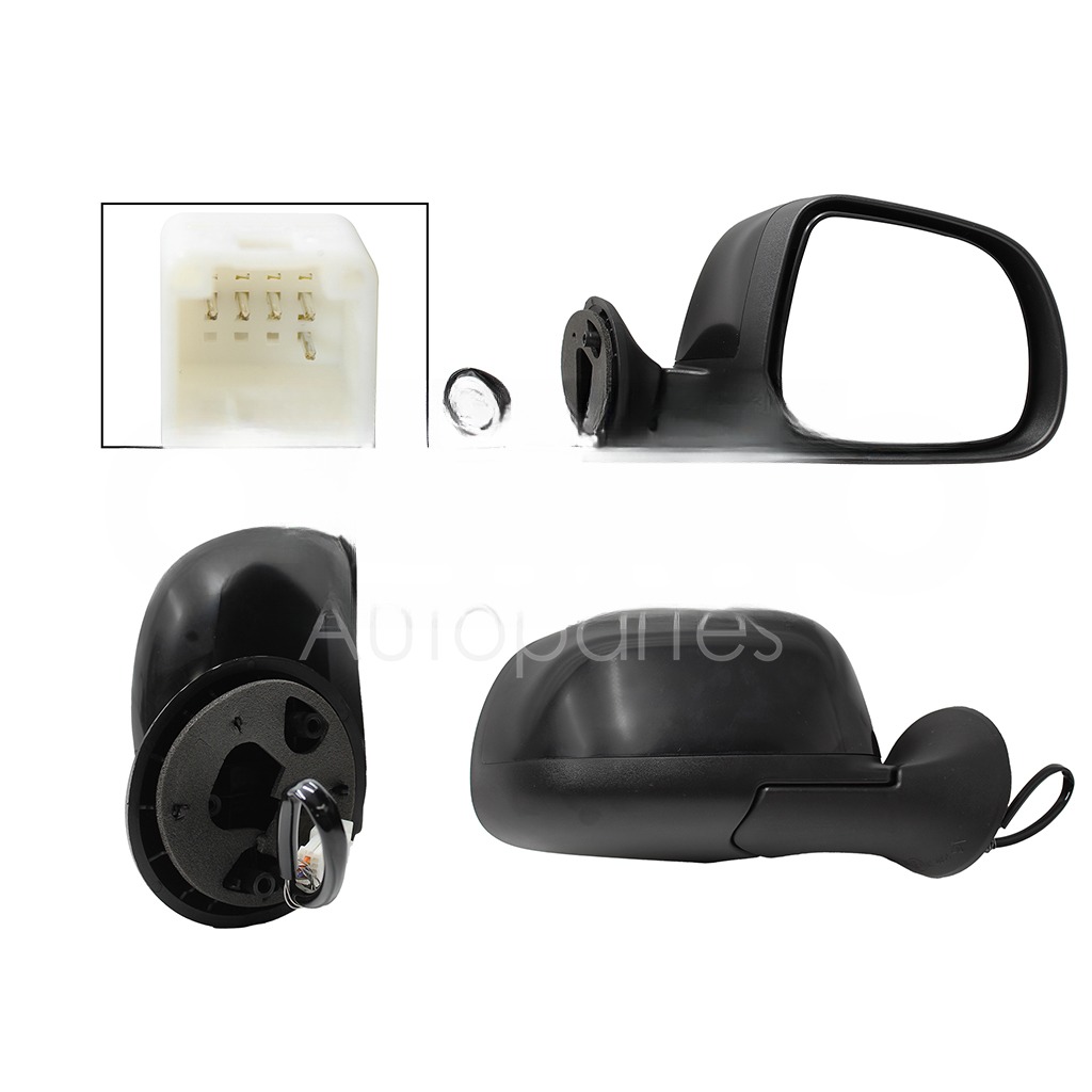 ESPEJO DER ELECT NEGRO P/PINTAR C/DESEMPAÑANTE (5PINES) (OROCH 18-22)