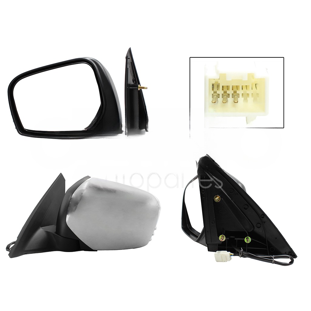 ESPEJO IZQ ELECT CROMO (3PINES)