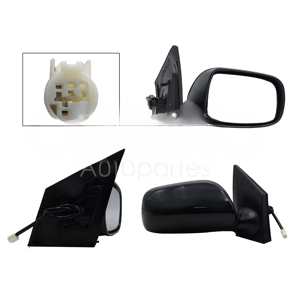 ESPEJO DER ELECT NEGRO P/PINTAR (3PINES)