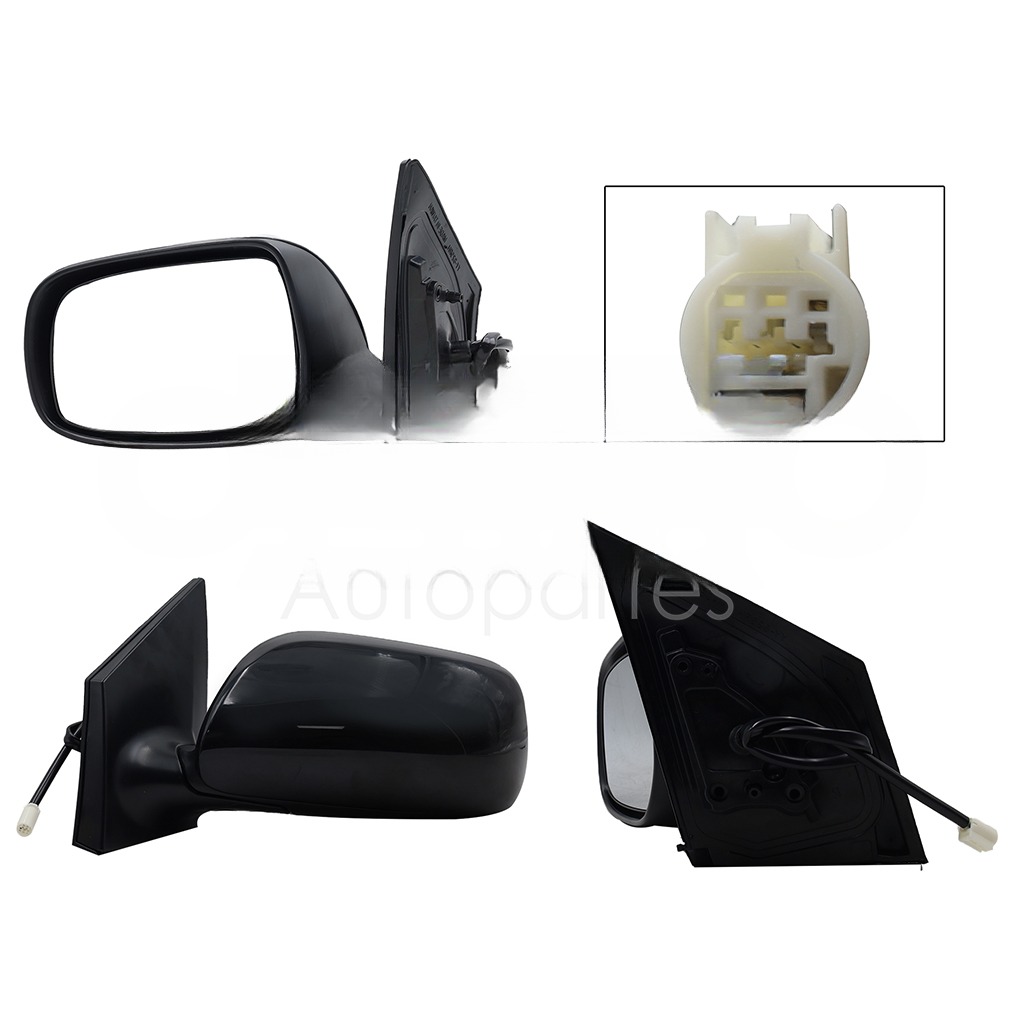 ESPEJO IZQ ELECT NEGRO P/PINTAR (3PINES)