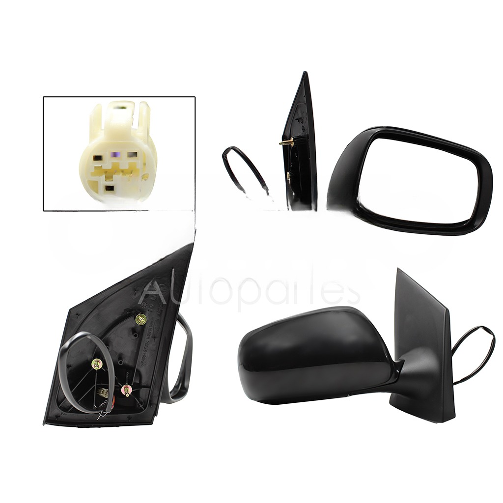 ESPEJO DER ELECT NEGRO P/PINTAR (3PINES) 4PTAS