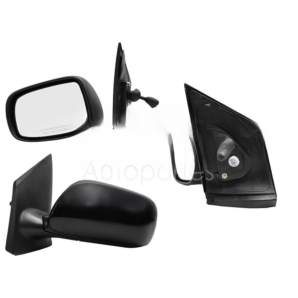 ESPEJO IZQ MANUAL NEGRO P/PINTAR C/CONTROL 4PTAS