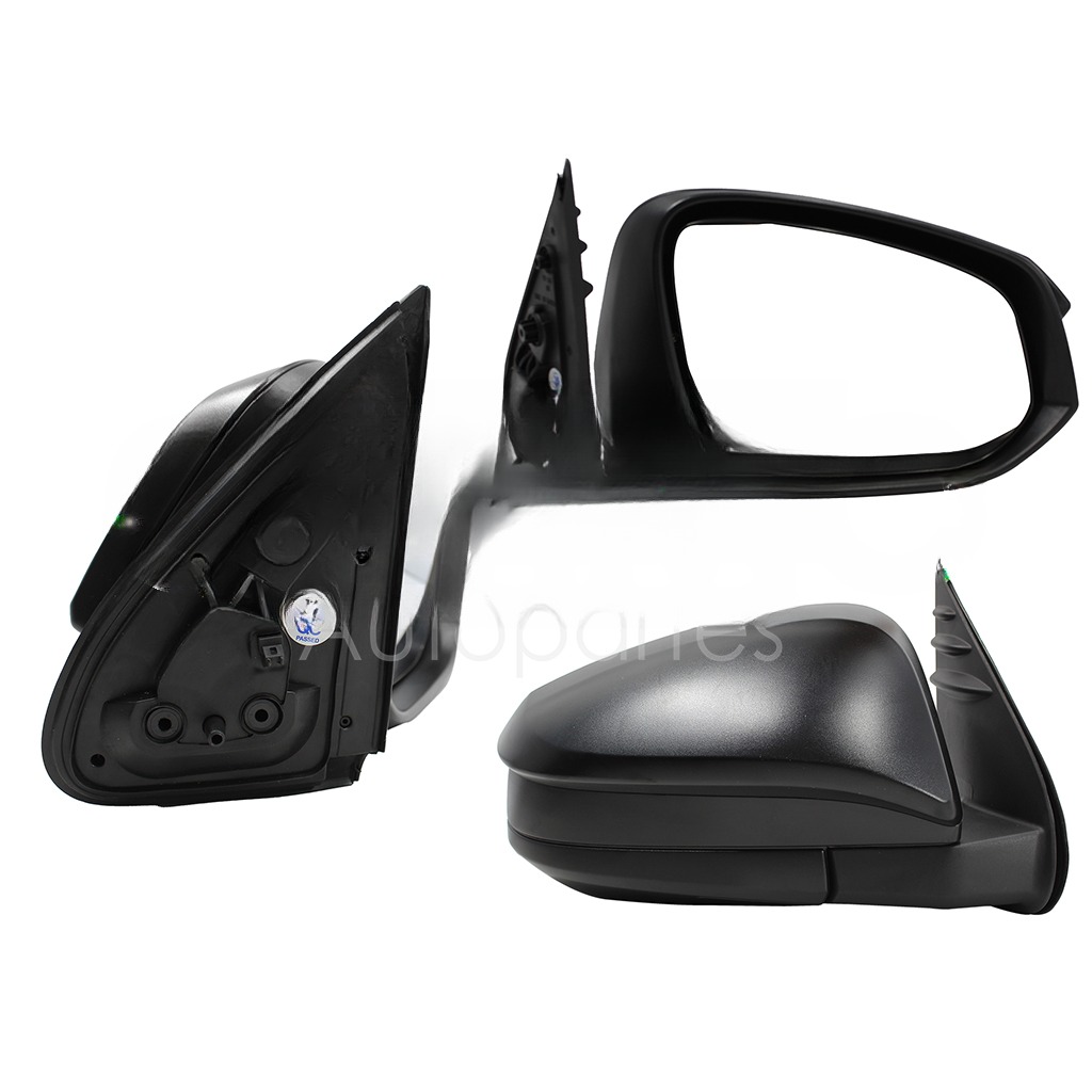 ESPEJO DER MANUAL NEGRO POROSO S/CONTROL (SENCILLA)