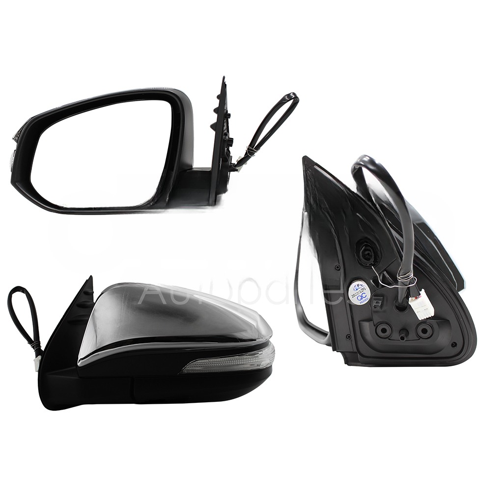 ESPEJO IZQ ELECT CROMO C/LUZ DIRECCIONAL (5PINES) (LUJO)