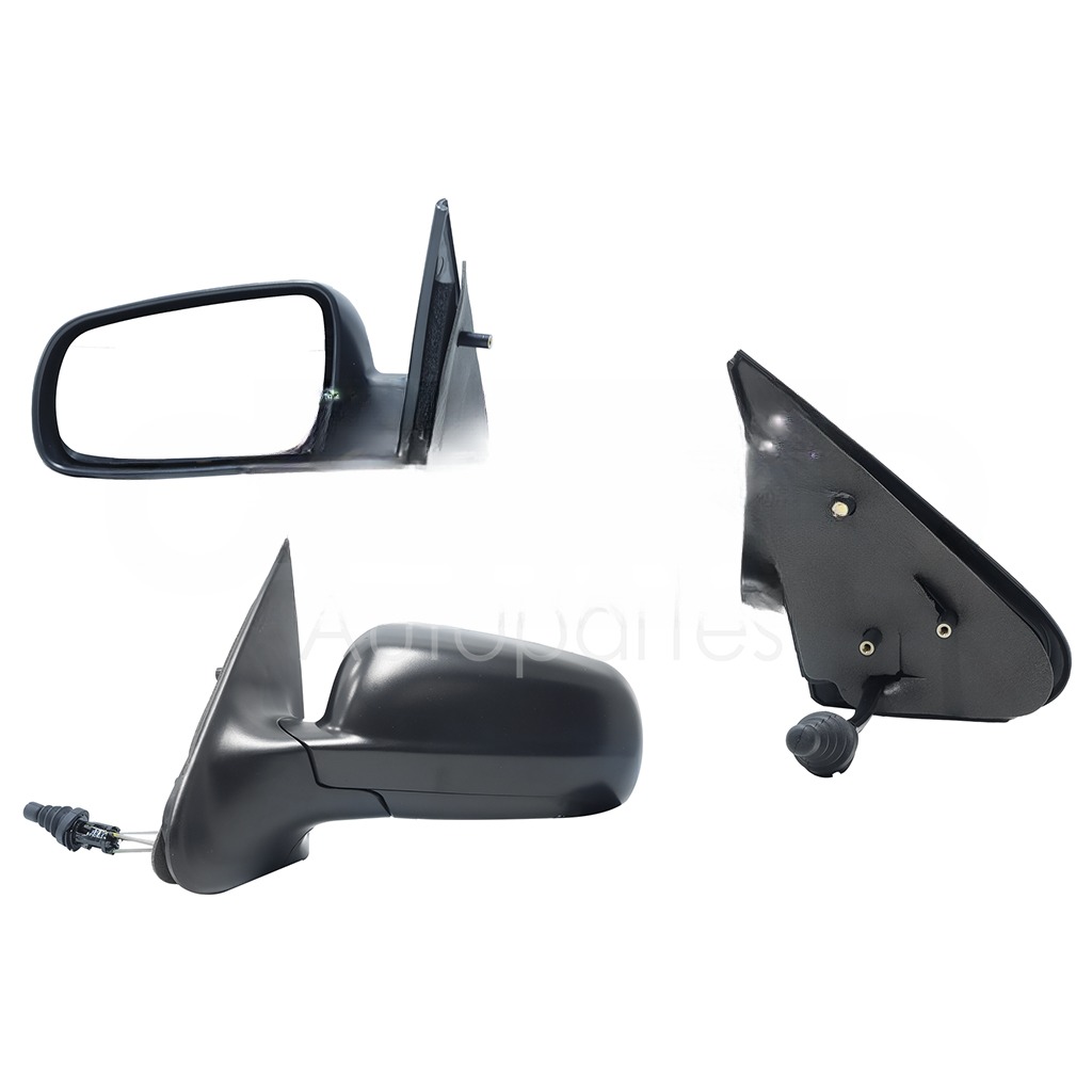 ESPEJO IZQ MANUAL NEGRO POROSO C/CONTROL (VAGONETA 00-05)