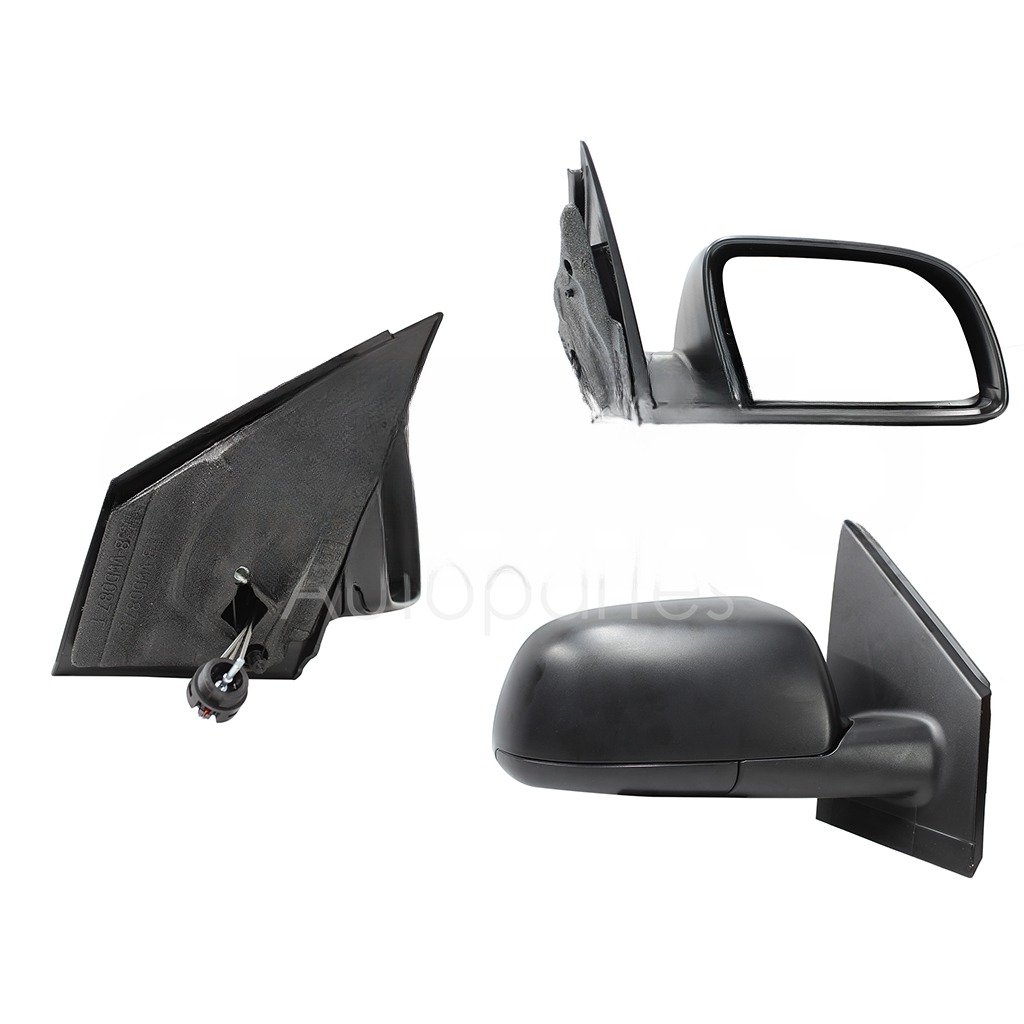 ESPEJO DER MANUAL NEGRO POROSO C/CONTROL