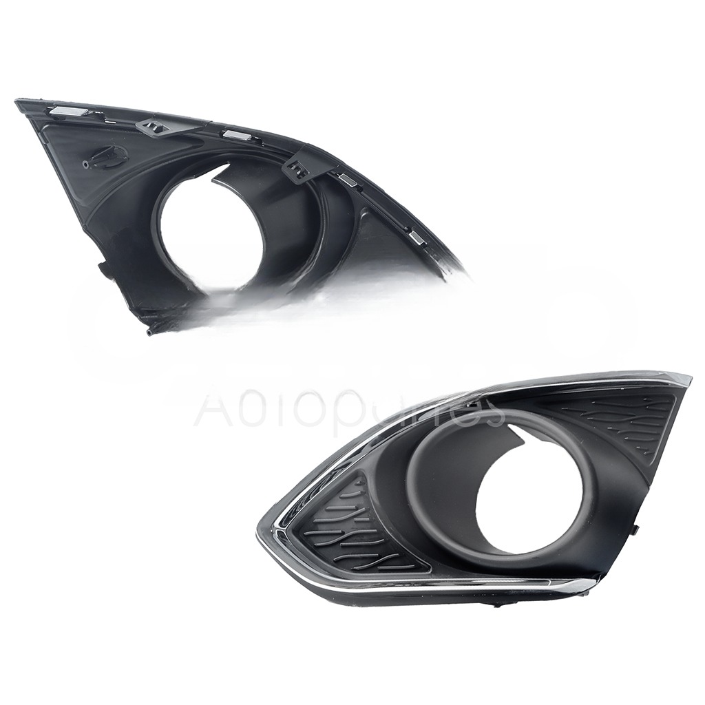 REJILLA IZQ C/HOYO P/FARO AUX C/FILO CROMO DE FACIA DEL