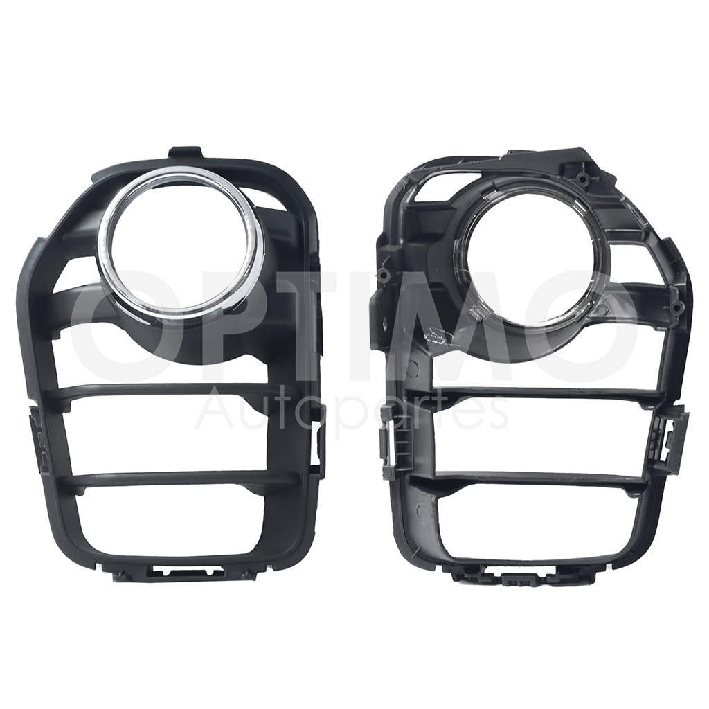 REJILLA IZQ C/HOYO P/FARO AUX C/ARILLO CROMO DE FACIA DEL