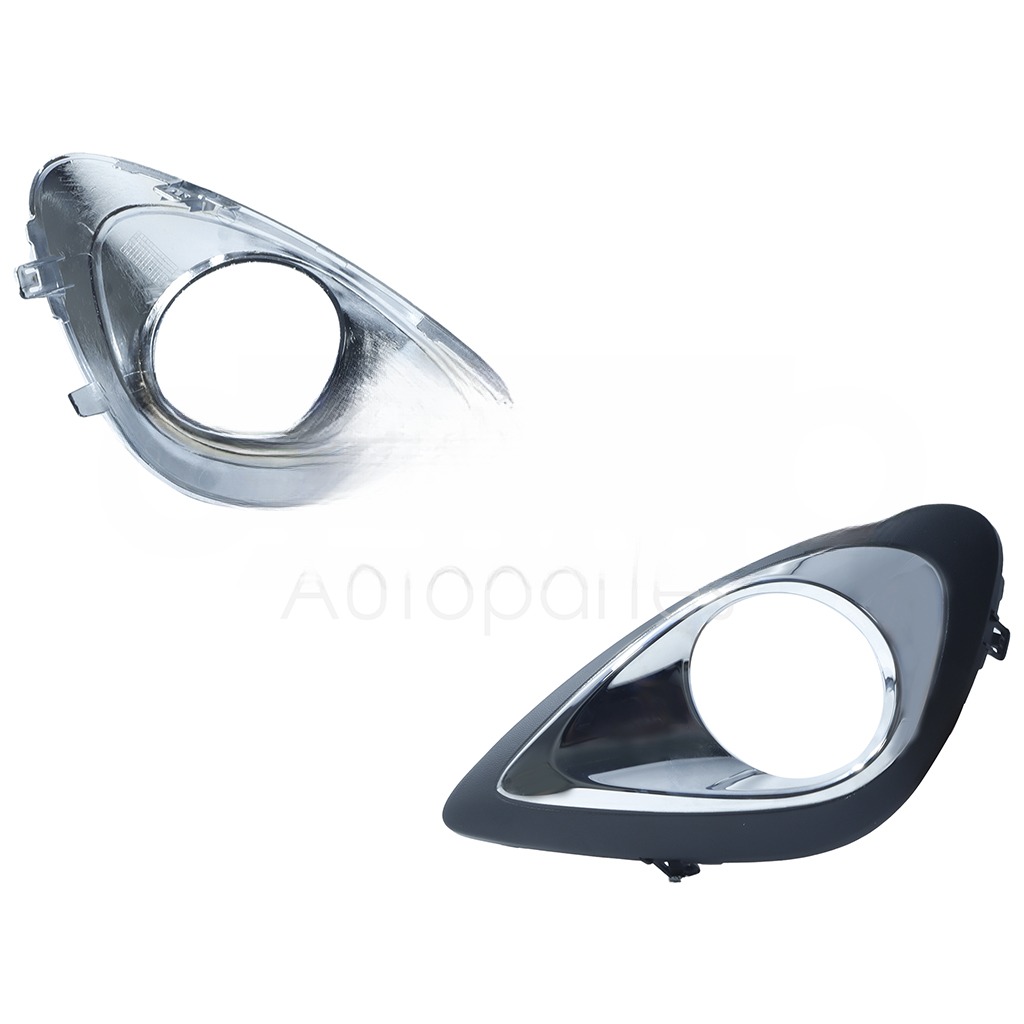 REJILLA IZQ C/HOYO P/FARO AUX C/ARILLO CROMO DE FACIA DEL