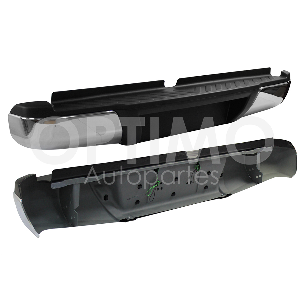 DEFENSA TRASERA CROMADA S/BRACKS (DOBLE CABINA SE/LUJO)