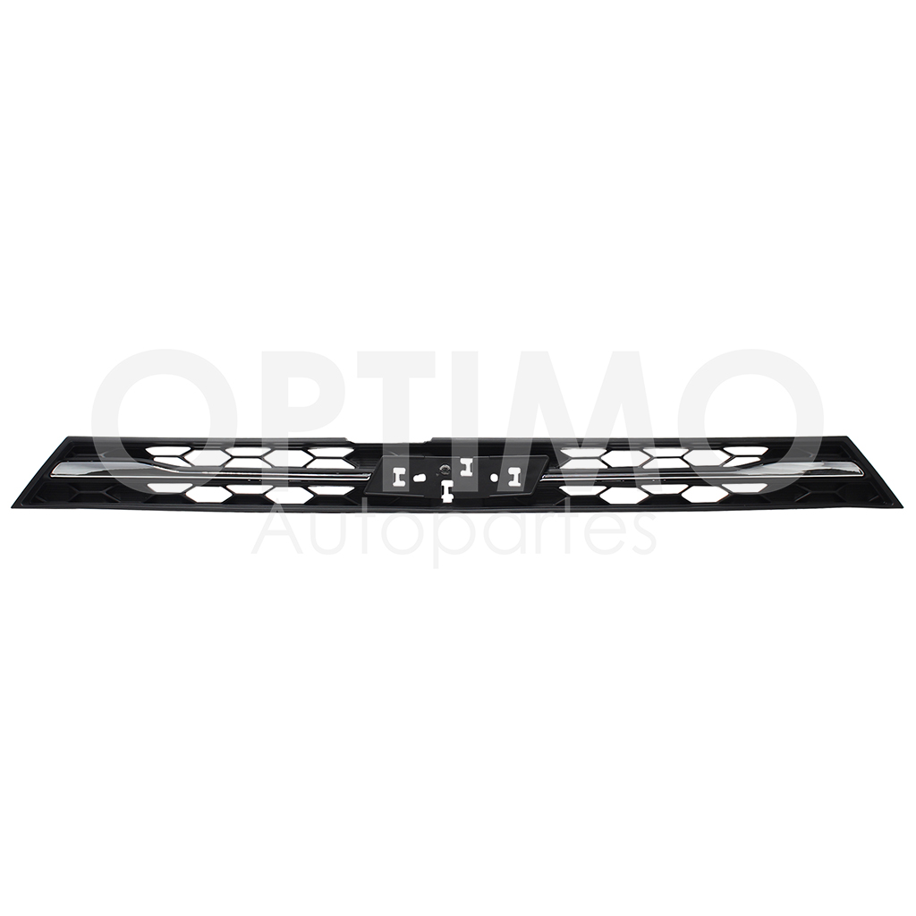 PARRILLA NEGRA SUP C/FILO CROMO (SEDAN/H-BACK)