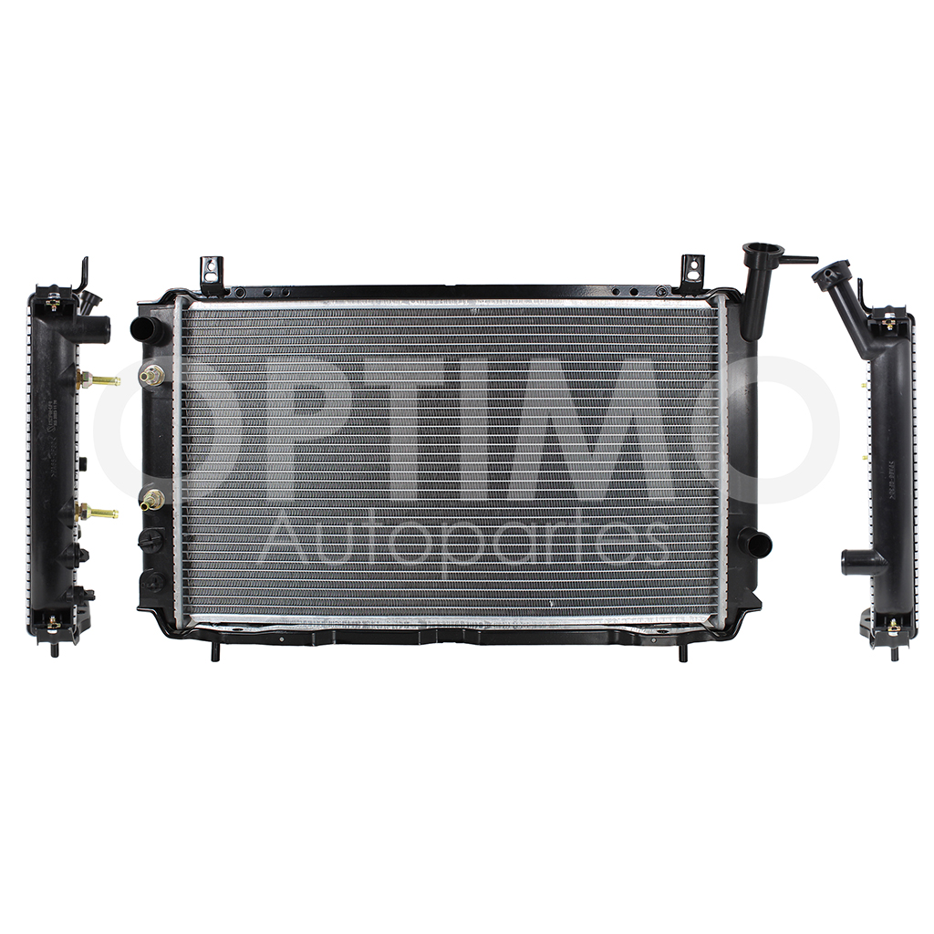 RADIADOR AGUA C/S AIRE STD/AUT 610*350*16MM 8VAL T/SOLDADO