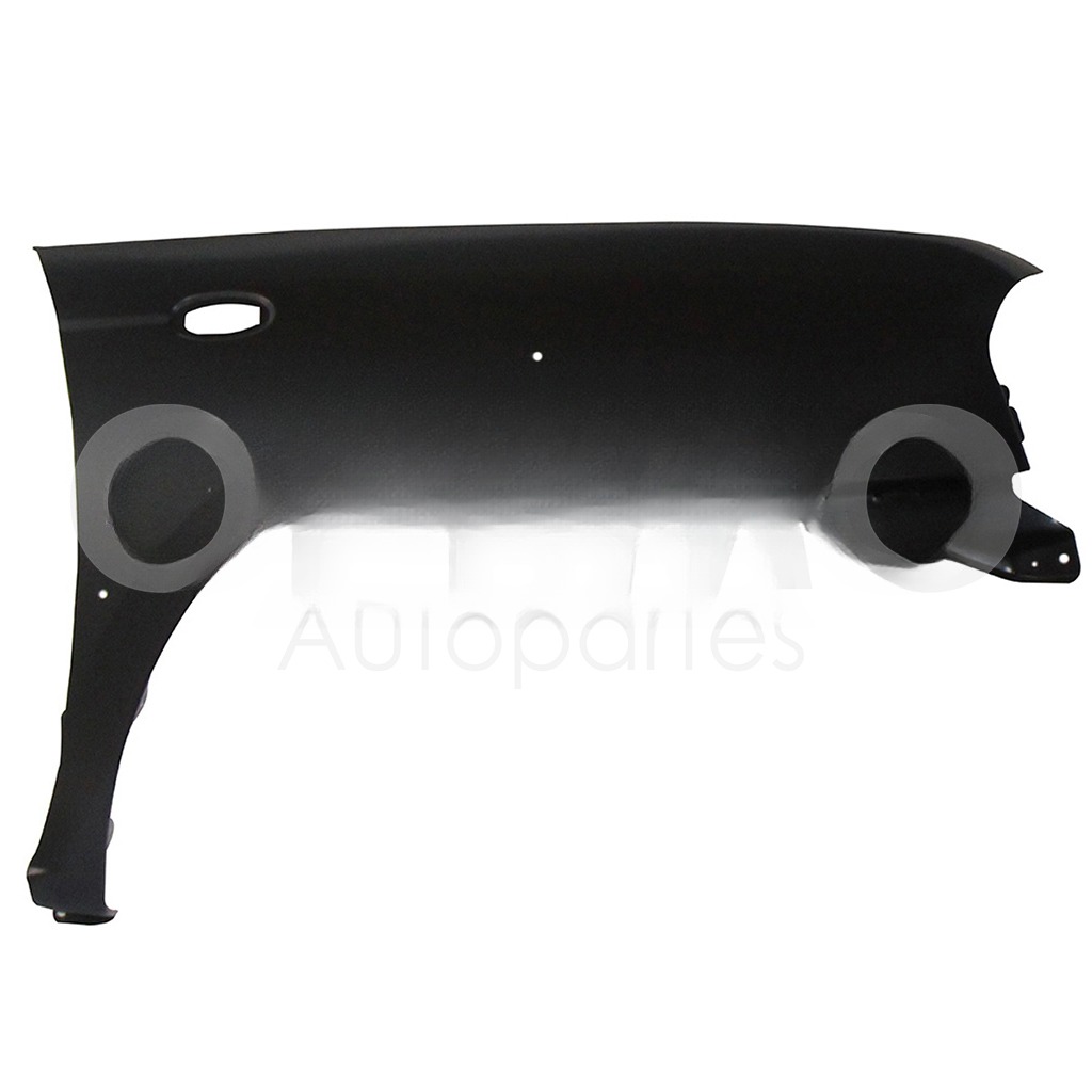 SALPICADERA DER C/HOYO P/CUARTO Y MOLDURA (FRONTIER 4WD 11-15) (COLOR/NEGRO)