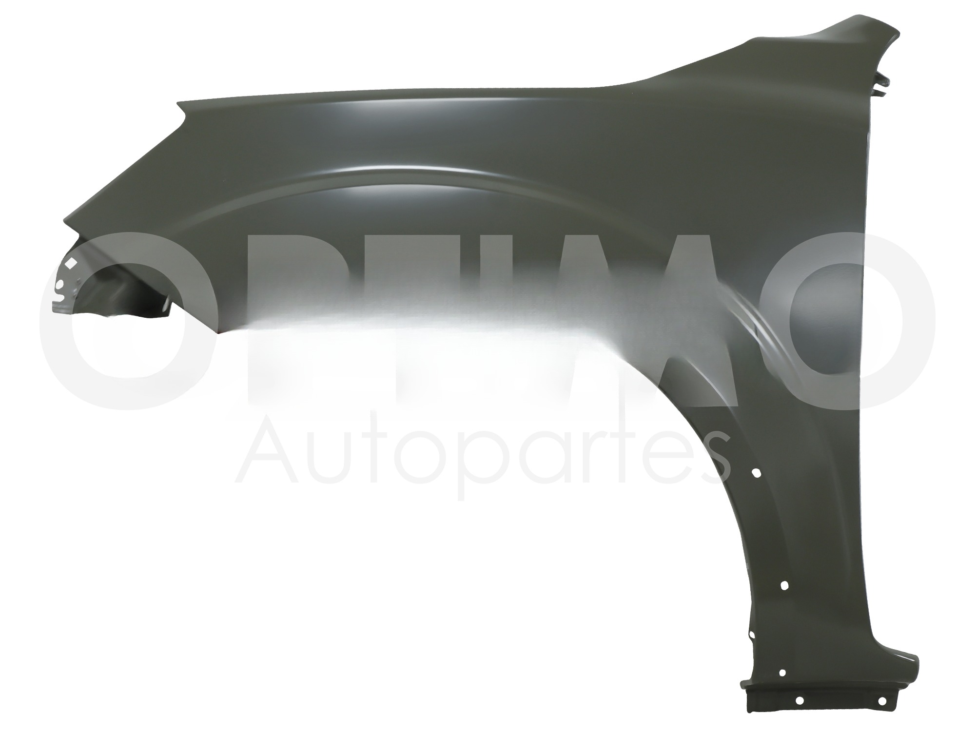 SALPICADERA IZQ S/HOYO P/CUARTO C/HOYO P/CANTONERA (COLOR/GRIS)