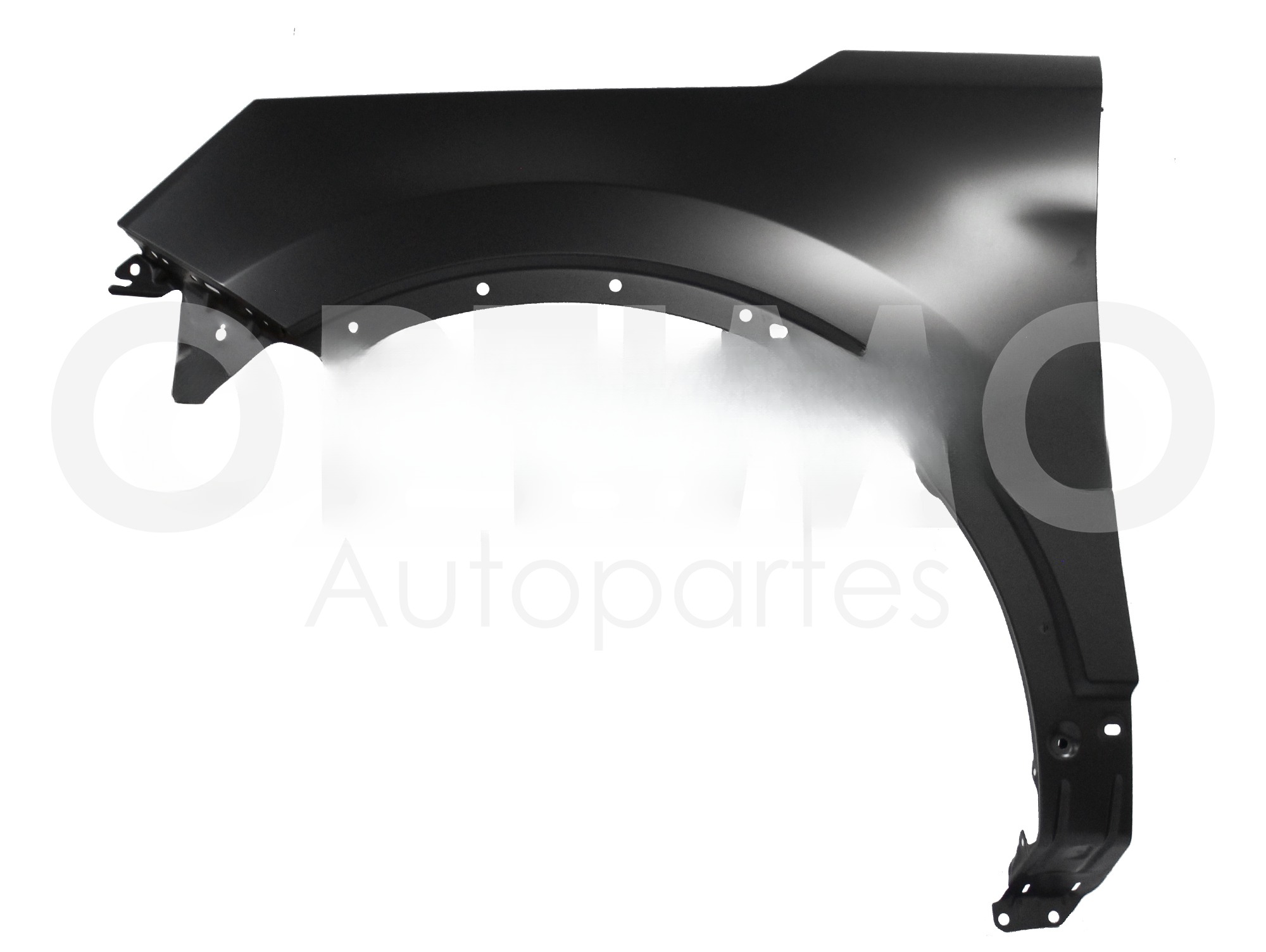 SALPICADERA IZQ C/HOYO P/CANTONERA (COLOR/NEGRO)