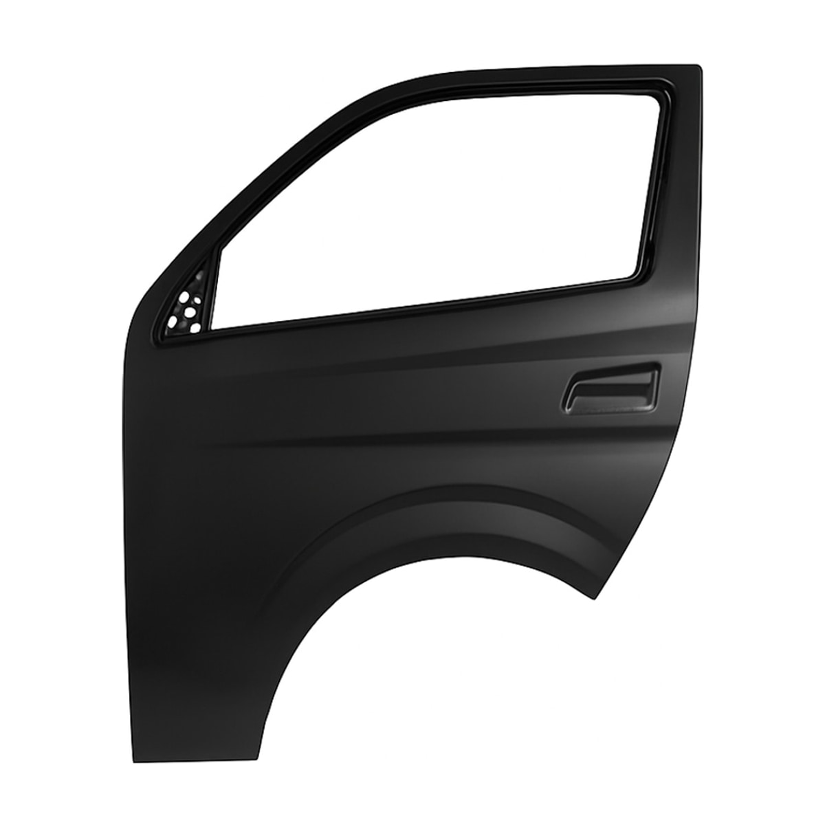 PUERTA DEL IZQ CHASIS LARGO (TECHO ALTO) (COLOR/NEGRO)